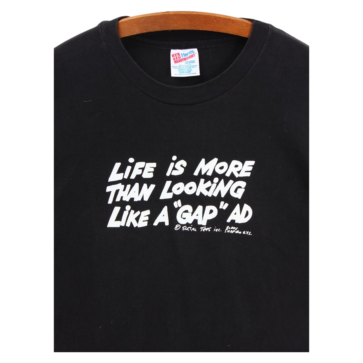 90s Gap ad tee large