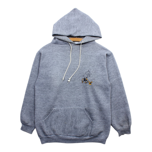 70s Russell wolf hockey hoodie Small