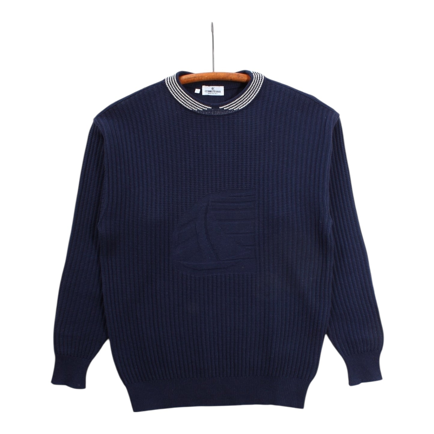 Made in italy🇮🇹 sailboat cerruti cotton wool sweater Medium