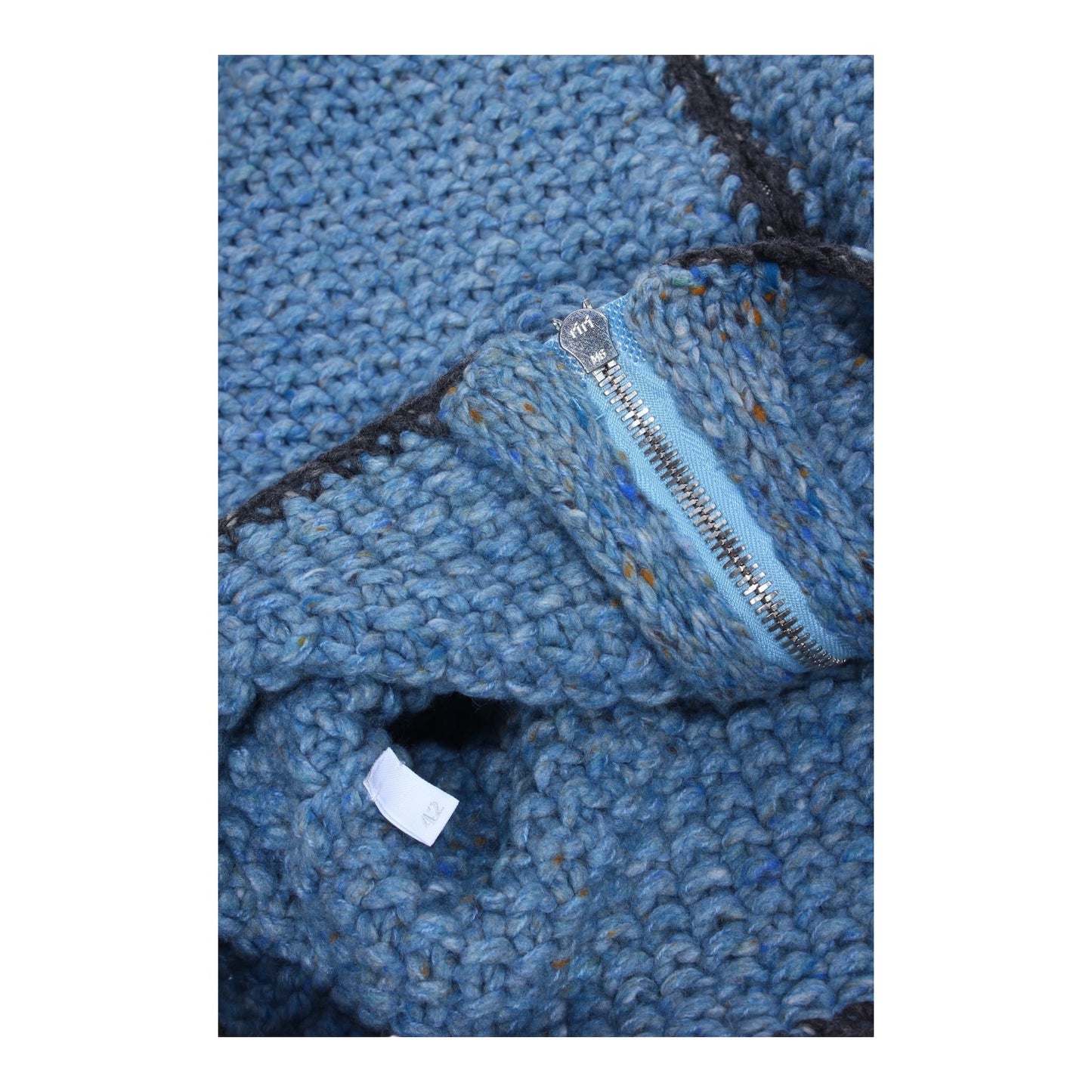 Prada zip knit sweater small