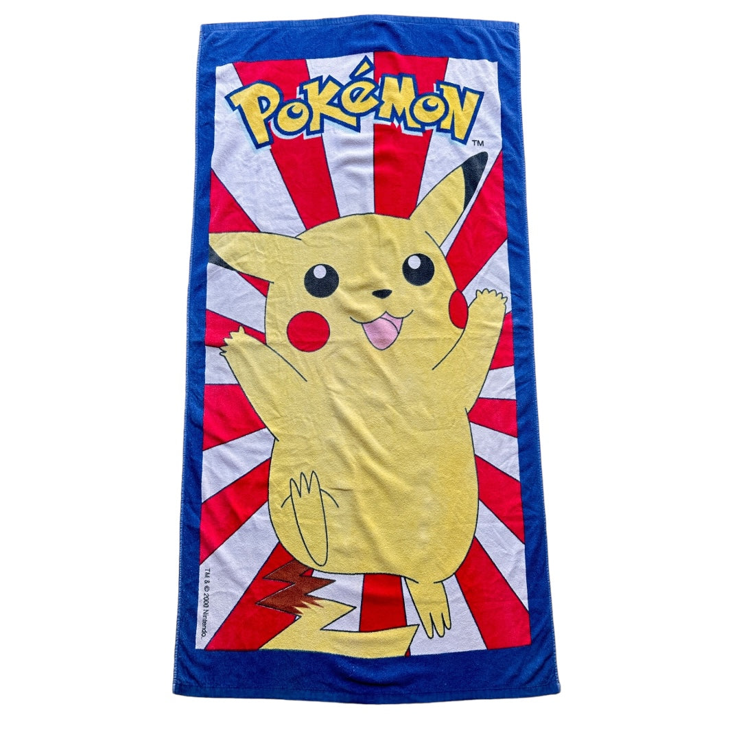 Pikachu pokémon towel