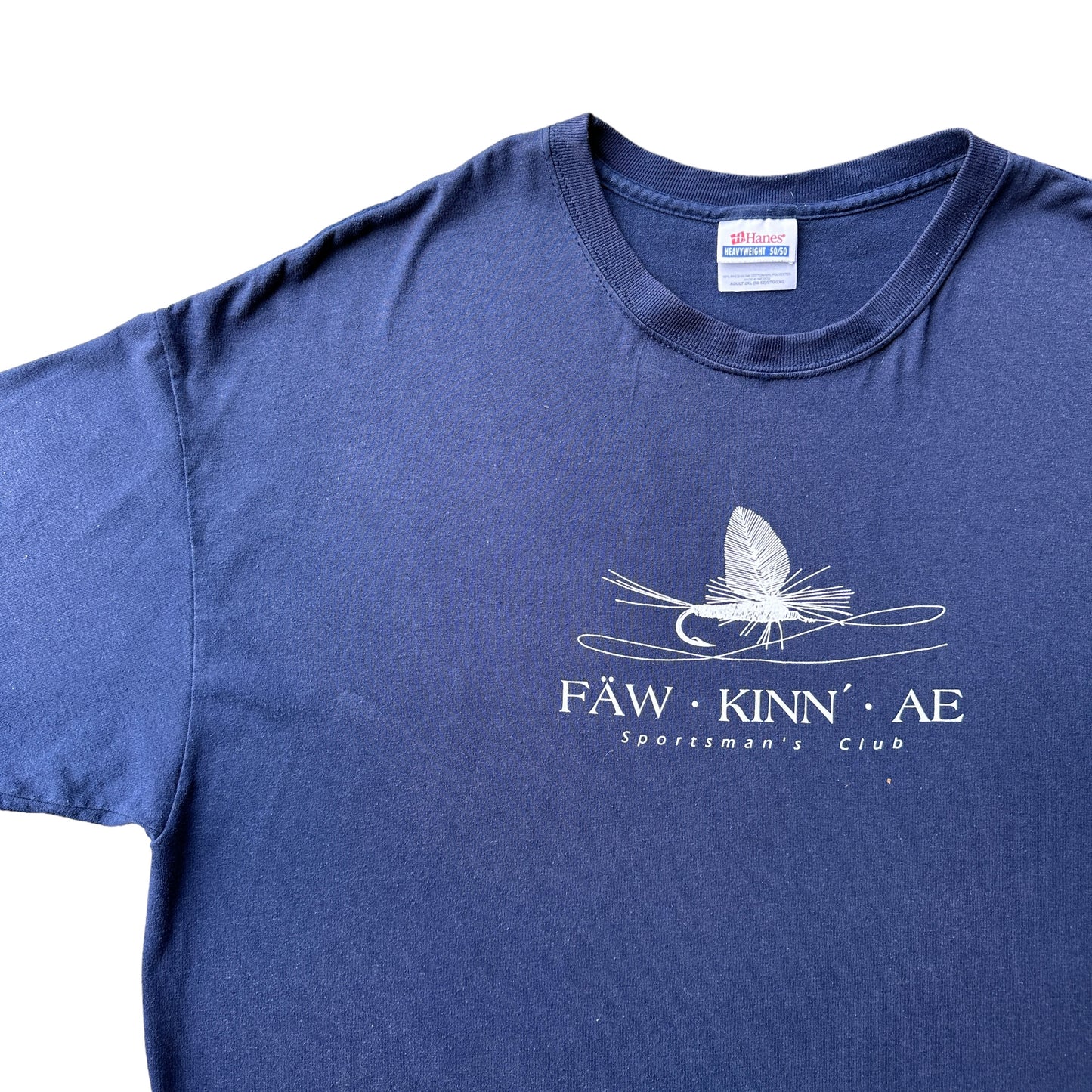 Faw kinn ae sportsman’s club fly tee XL