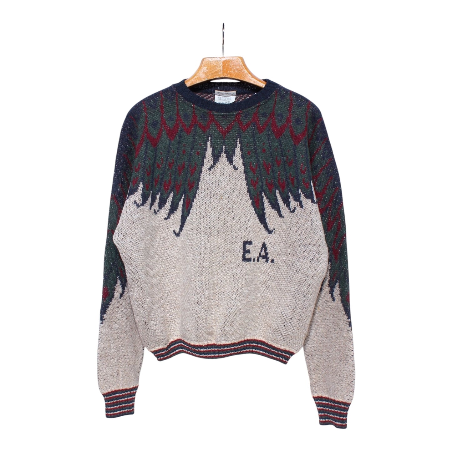 80s Emporio Armani wool sweater L/XL