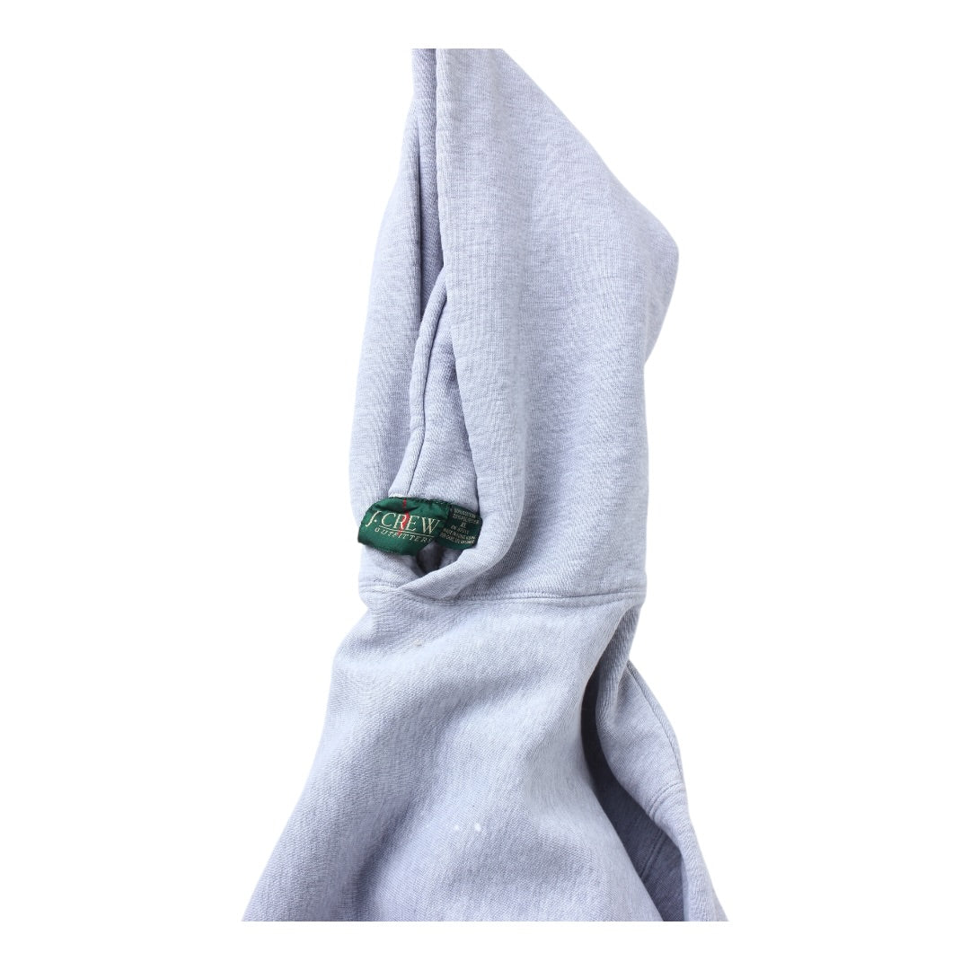 80s J crew reverse weave hooded sweatshirt large