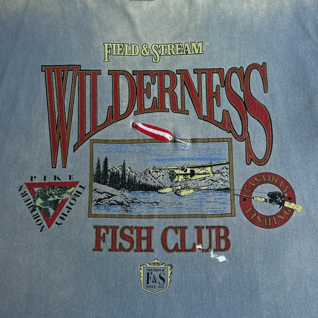 90s Wilderness fish club tee XXL