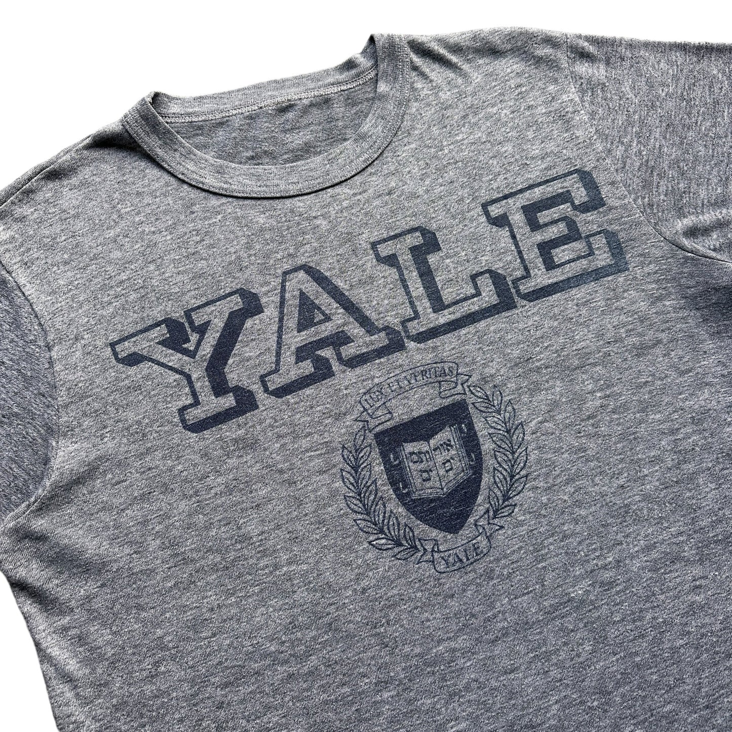 70s 80s Yale water print tee medium