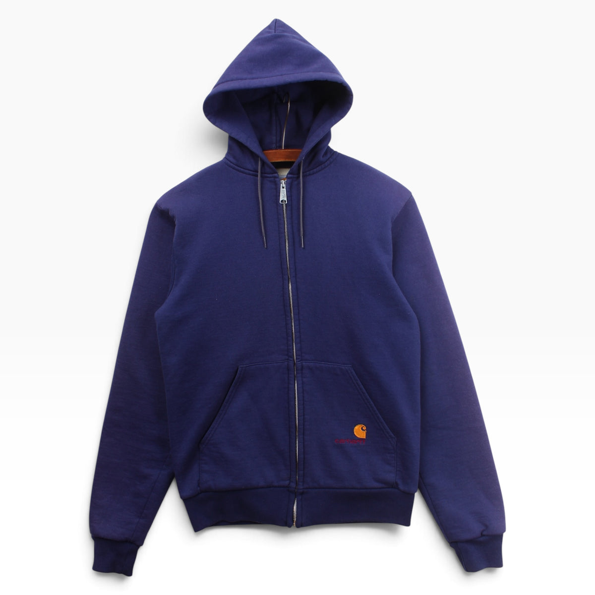 90s Carhartt thermal lined zip hoodie Small