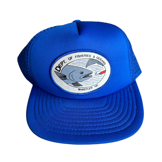 90s Dept of fisheries & oceans trucker hat