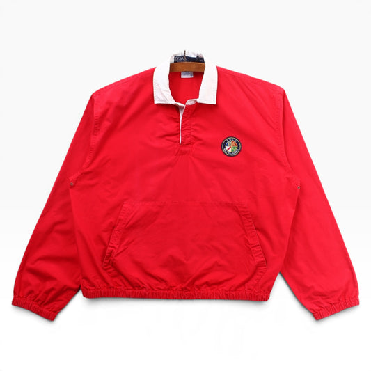 90s Polo Ralph Lauren cookie rugby wind shirt medium