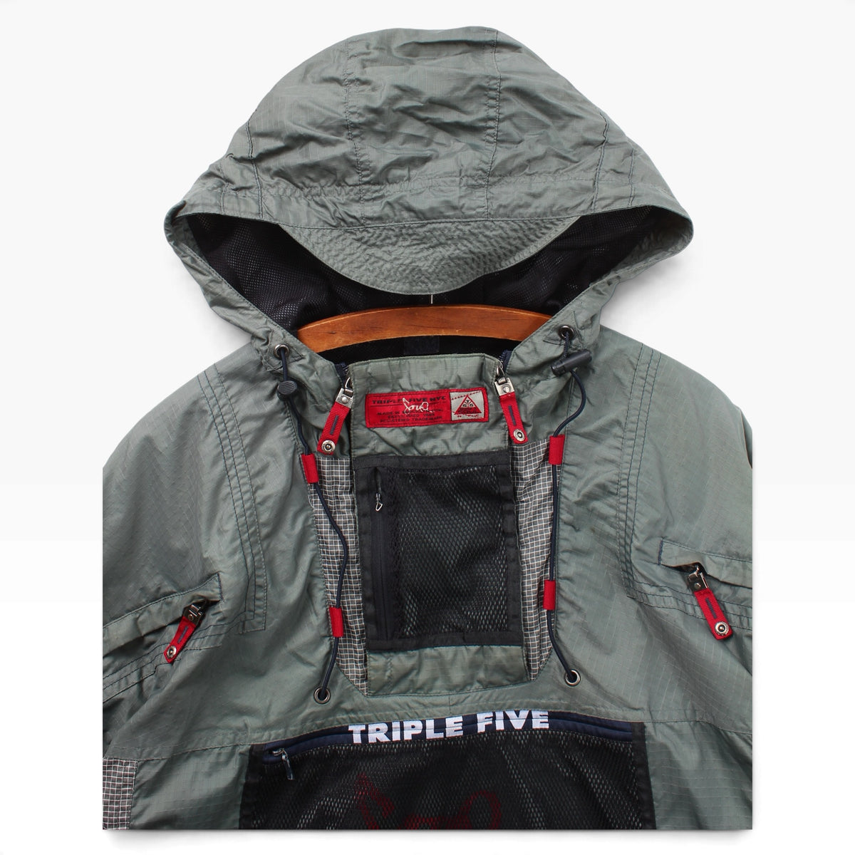 2000s Triple five soul pullover techy jacket XXL