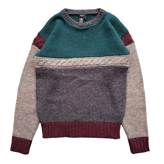 80s 100% Wool sweater S/M