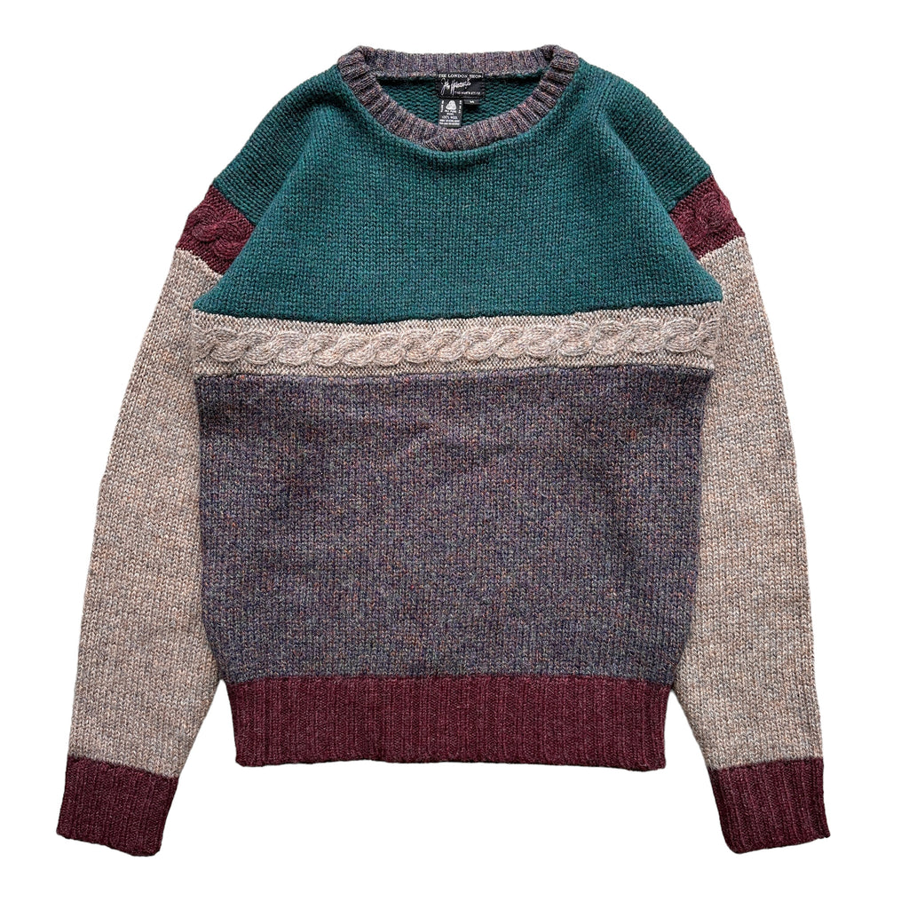 80s 100% Wool sweater S/M