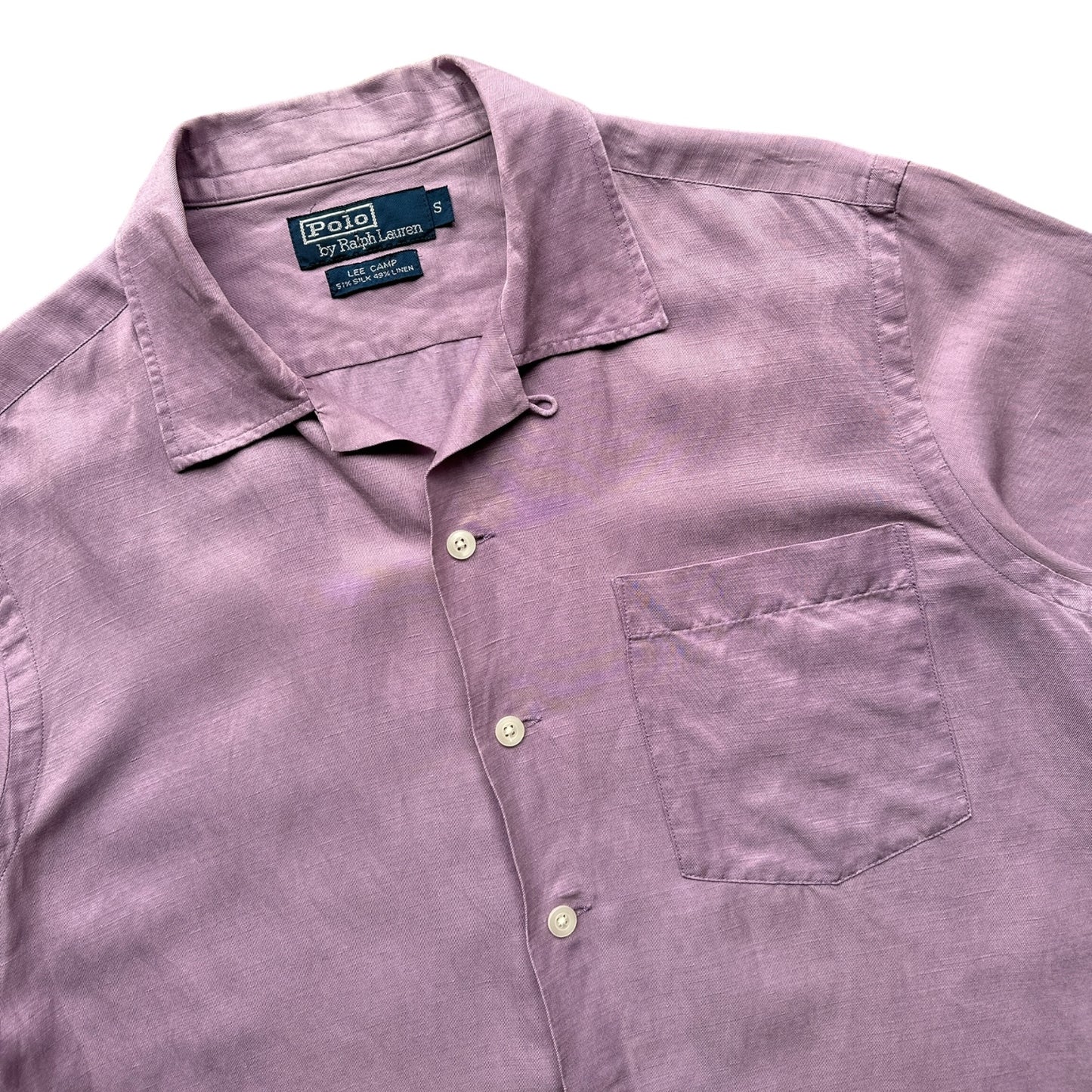 Polo Ralph Lauren silk/linen camp shirt Small