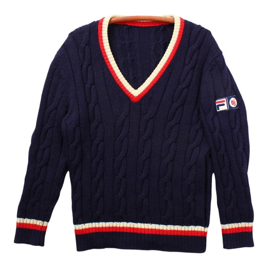 70s Fila Bjorn borg wool sweater S/M