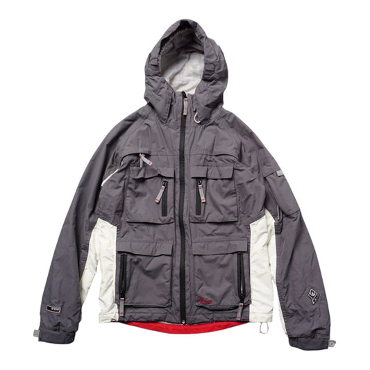 Y2K Arson multi pocket snowboard jacket Small