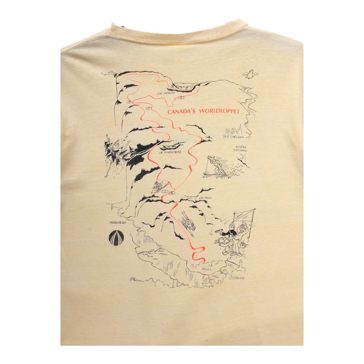 80s Gatineau 5 canadas worldloppet tee S/M