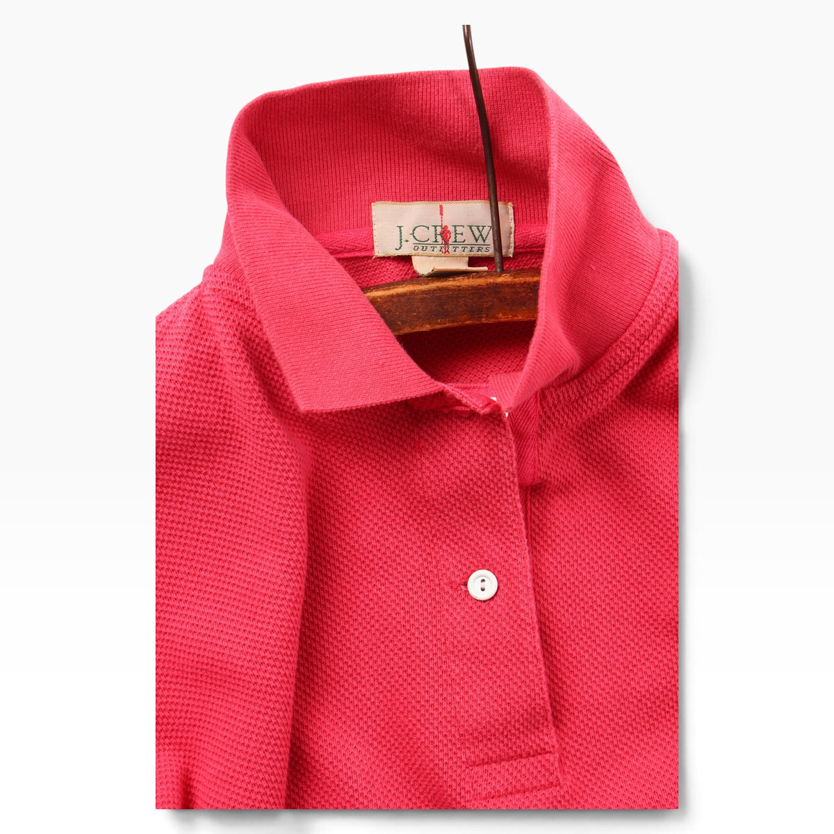 80s Jcrew pique rugby medium