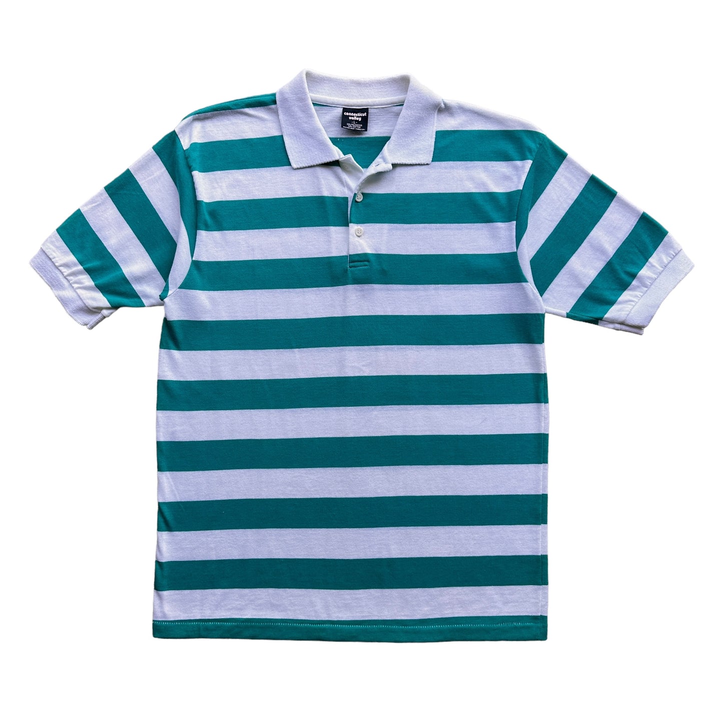 80s Striped polo Small