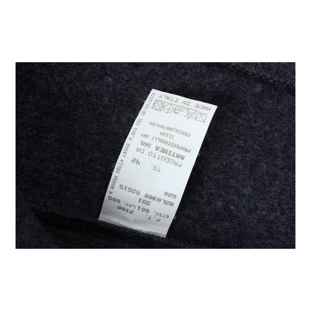 Emporio Armani lambswool overcoat Small