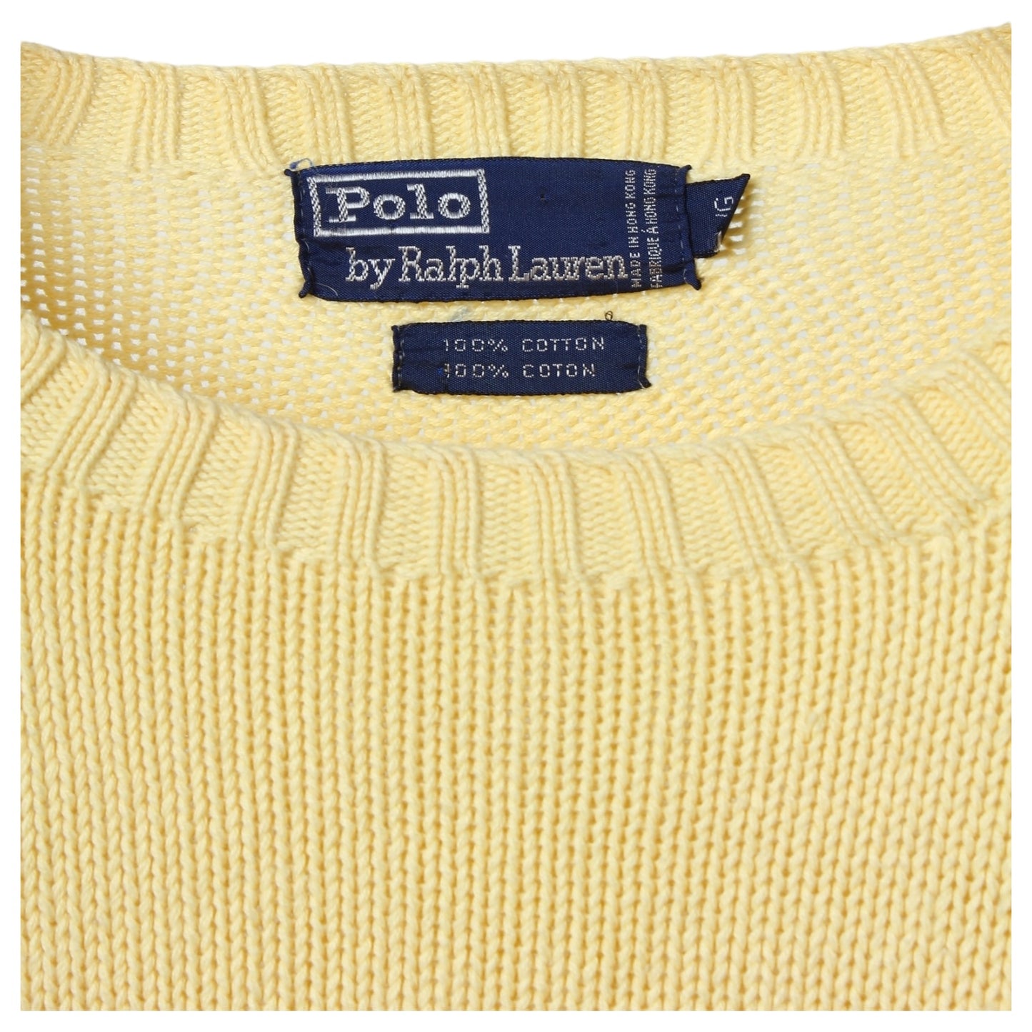Polo Ralph Lauren cotton sweater large