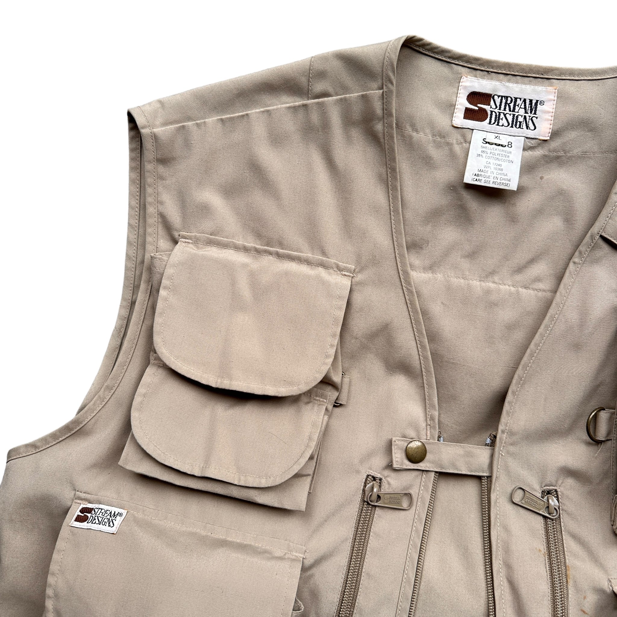90s Fishing vest with the good pockets XL