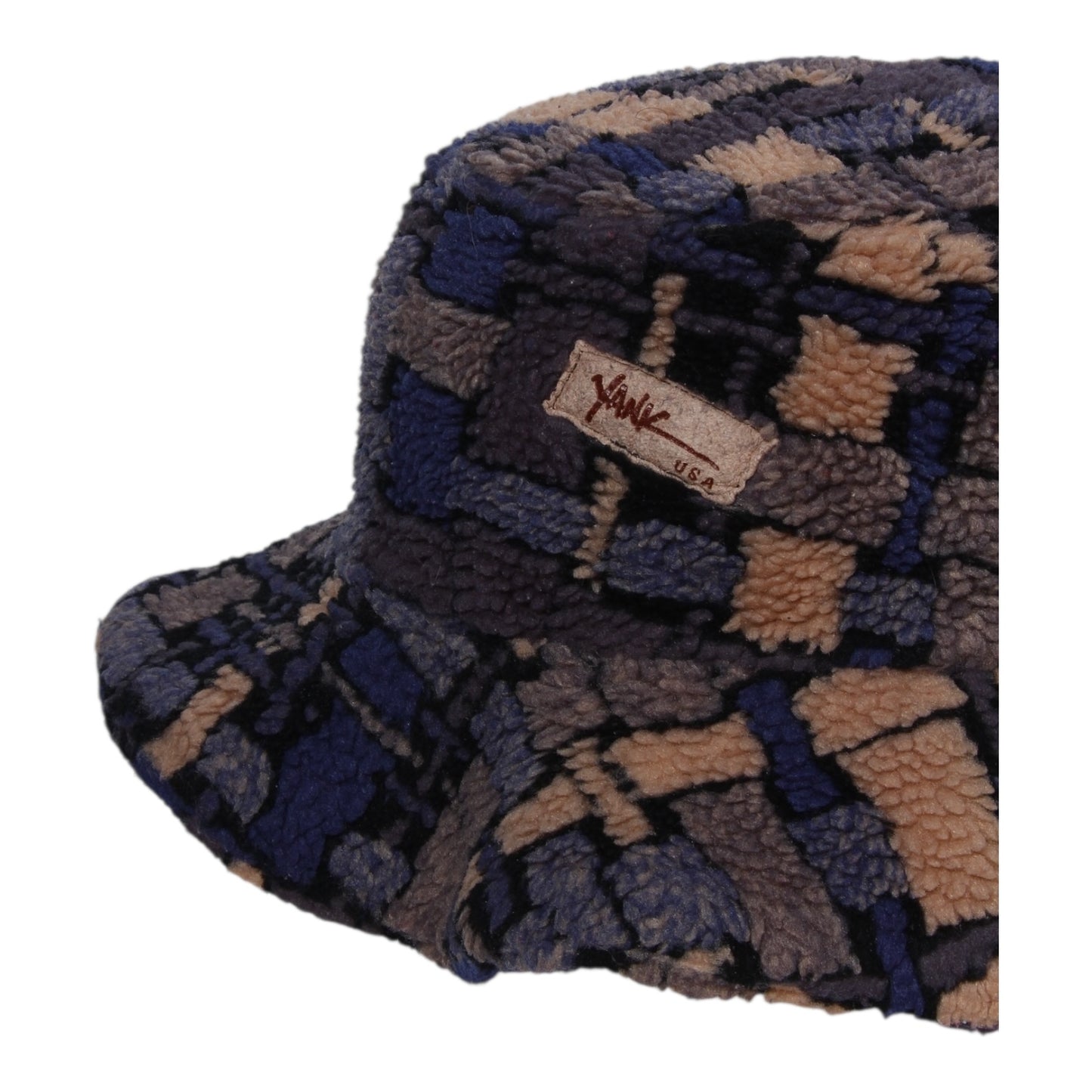Deep pile bucket hat large