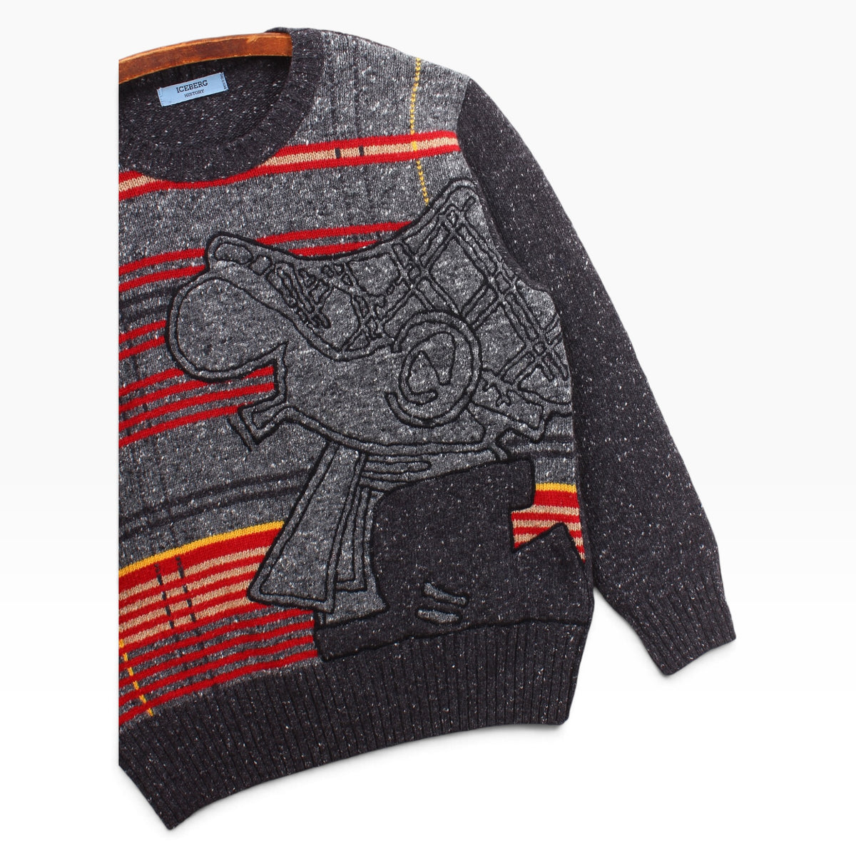 90s Iceberg history sweater Made in italy🇮🇹 medium