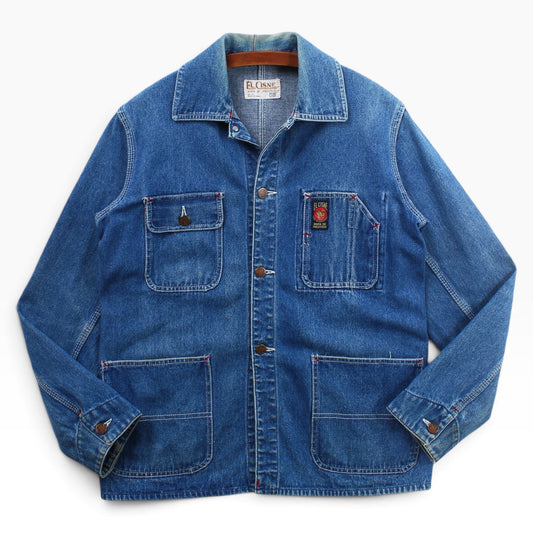 El Cisine denim chore coat small