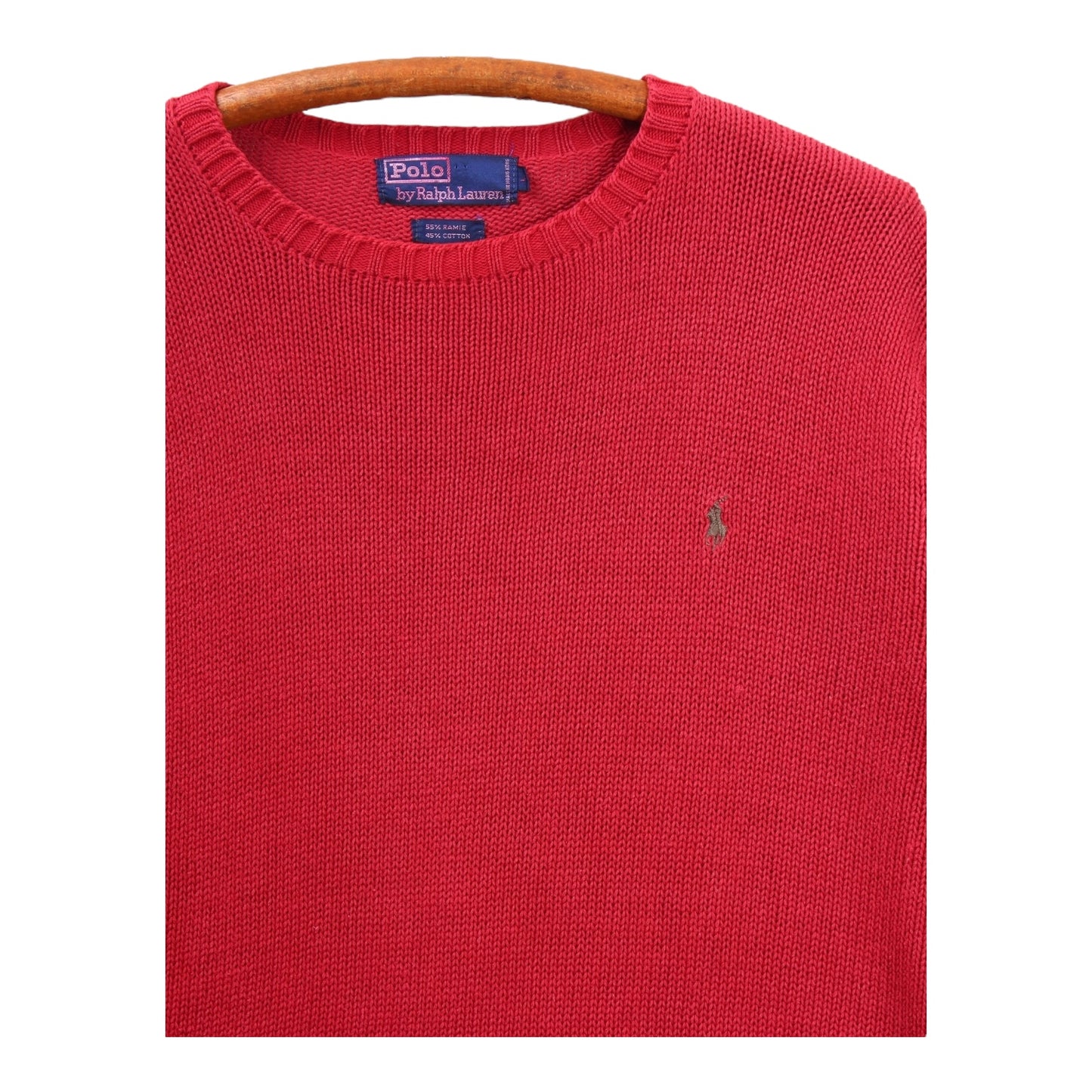 90s Polo Ralph Lauren cotton/ramie sweater M/L