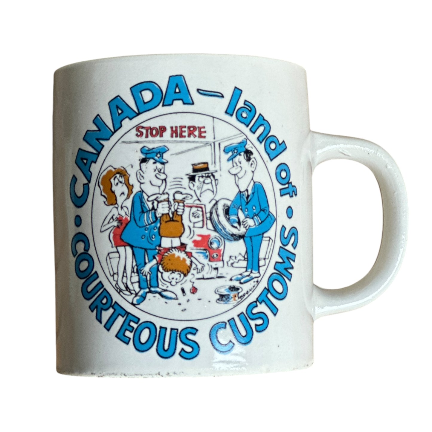 Canada courteous customs mug