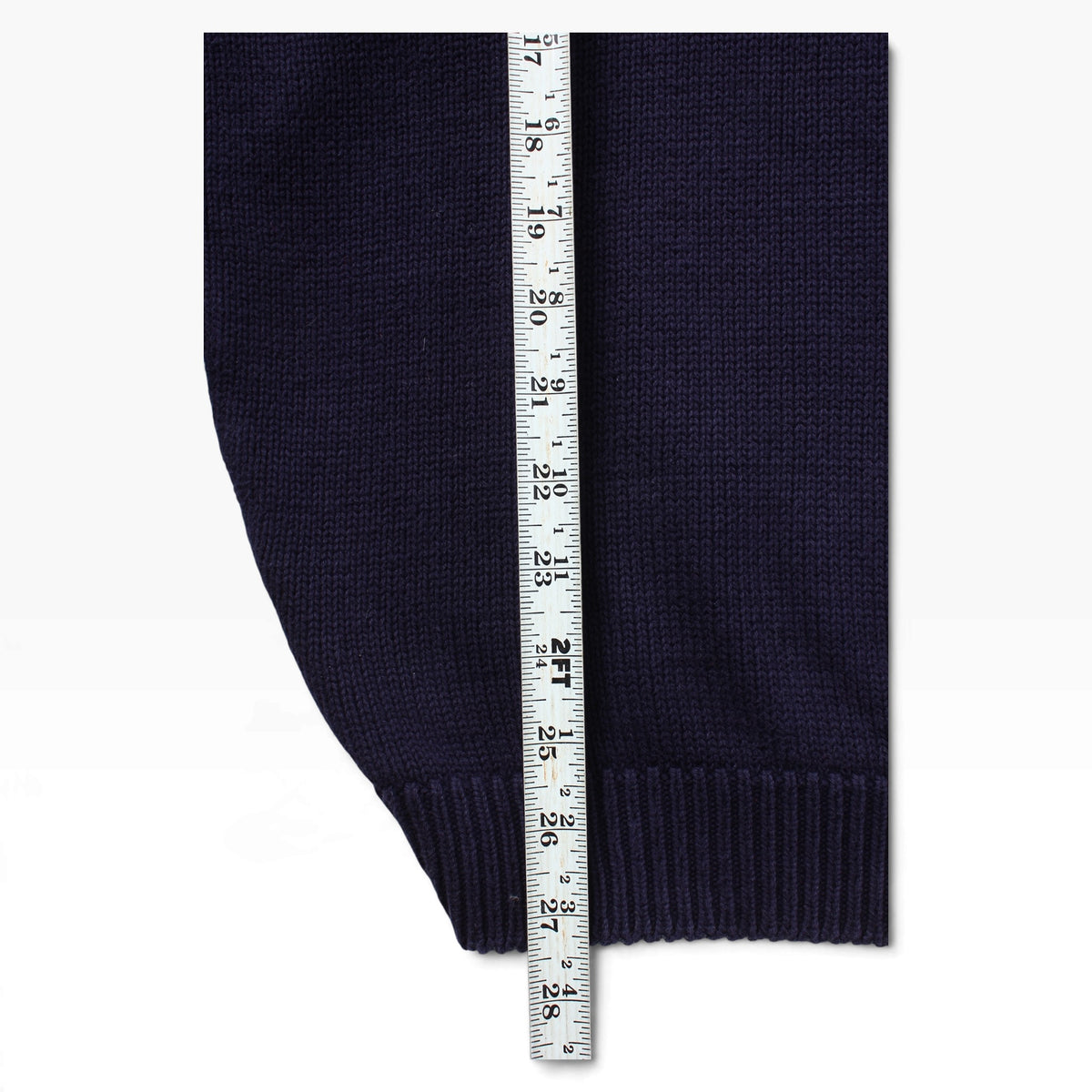 90s Cotton sweater denim collar medium