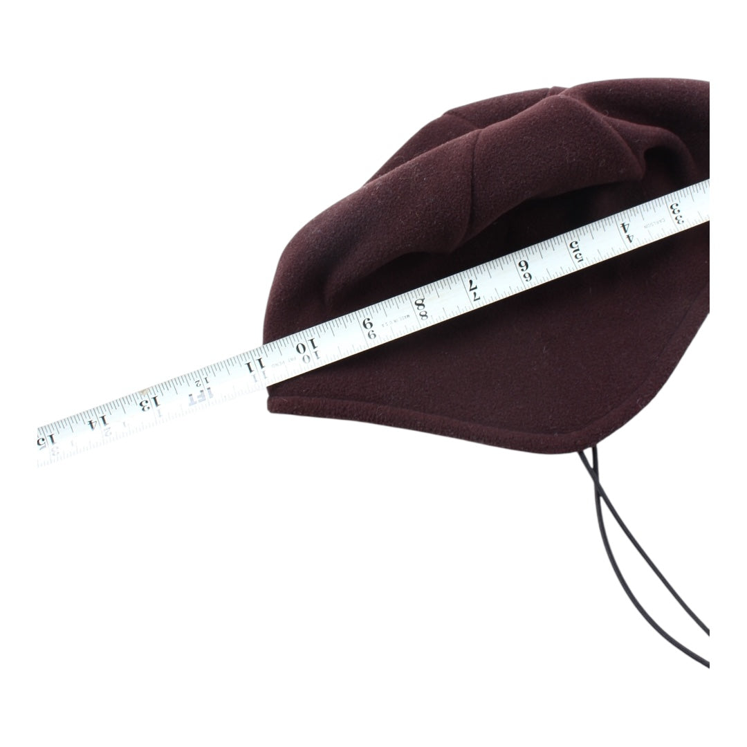 Fleece earflap beanie