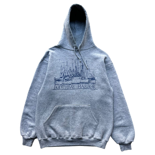 80s Boothbay harbor maine hoodie Small