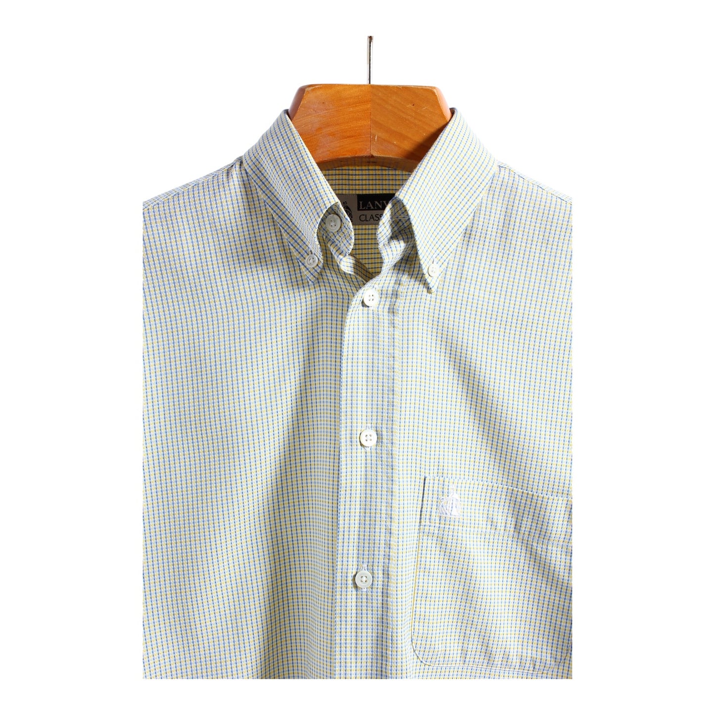 90s Lanvin short sleeve button up medium