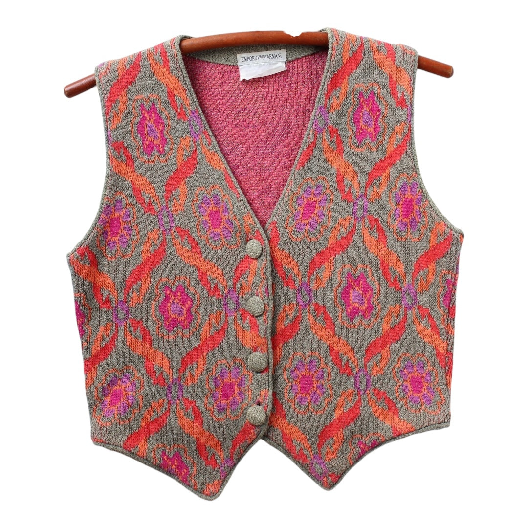 80s Emporio Armani knit vest XS