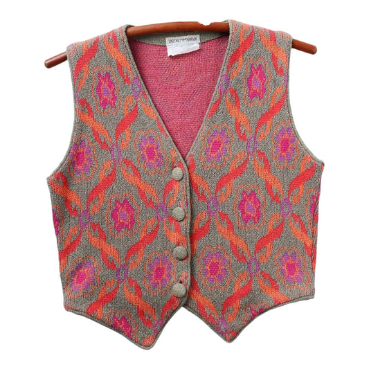80s Emporio Armani knit vest XS