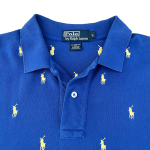 Polo all over embroidery Large