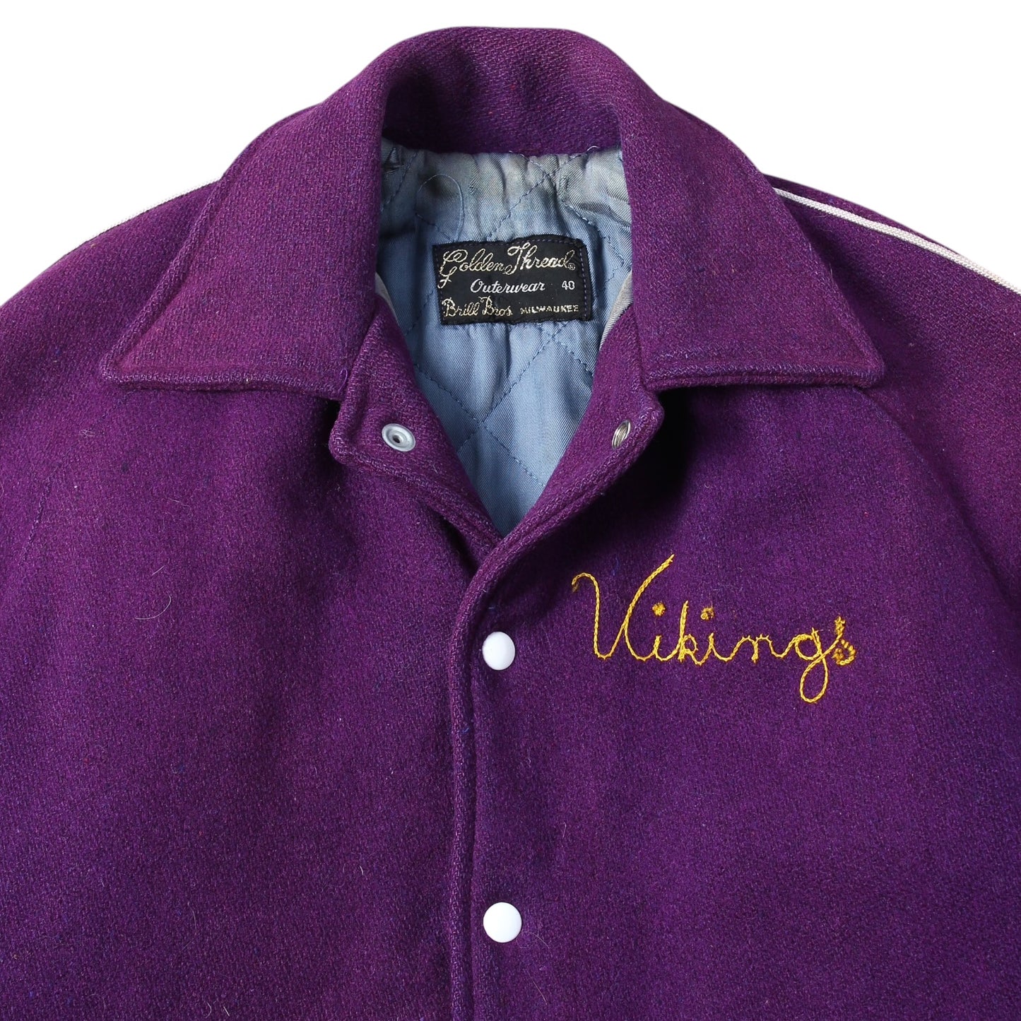 70s Vikings letterman medium