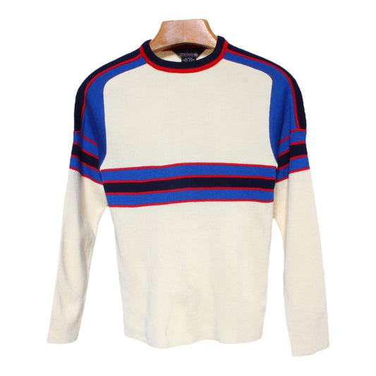 80s Wool ski sweater Small