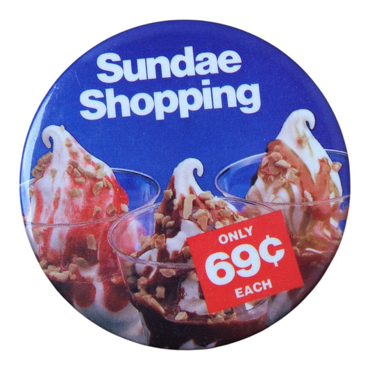 80s mcdonald’s pin sundae shopping