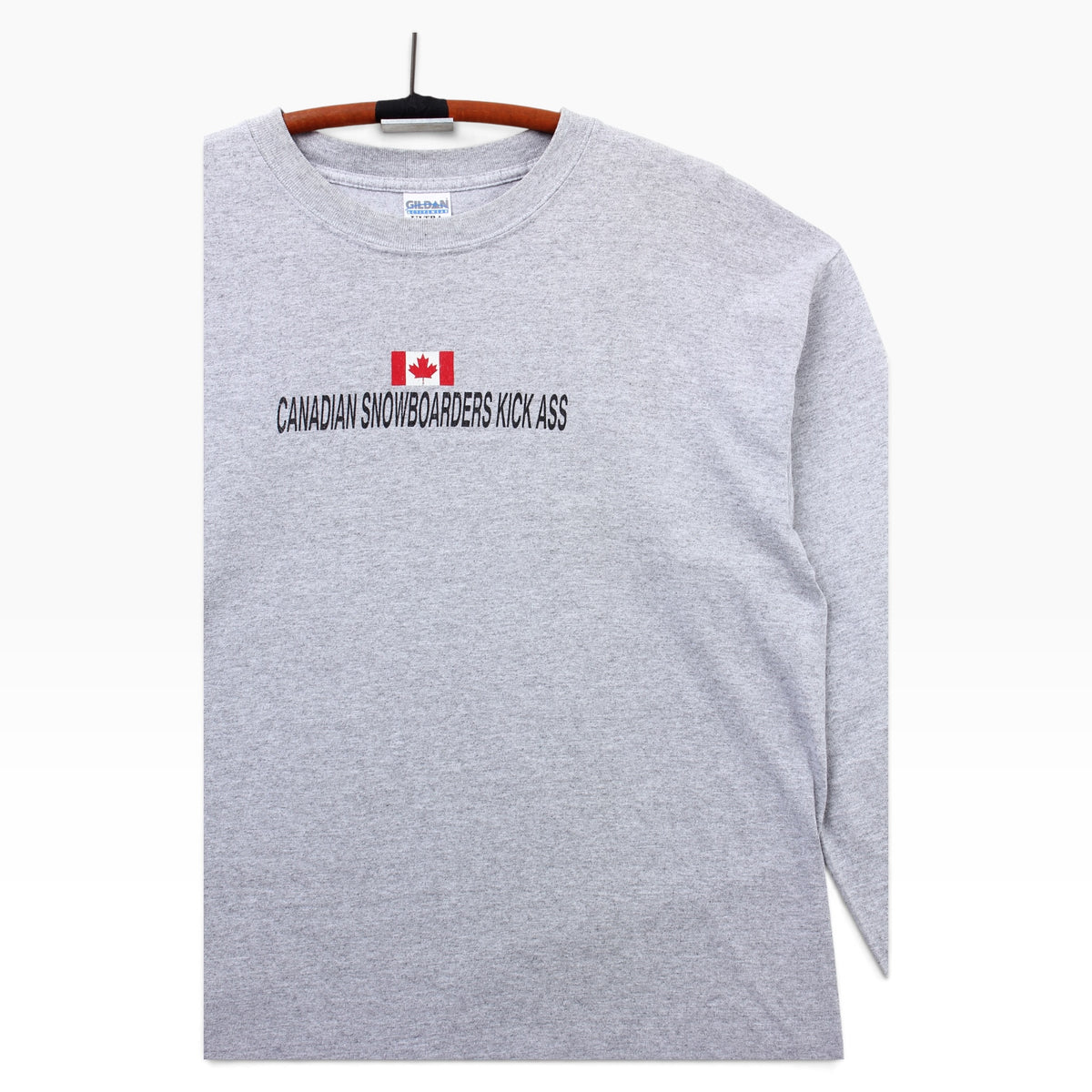 Canadian snowboarders kick ass longsleeve medium