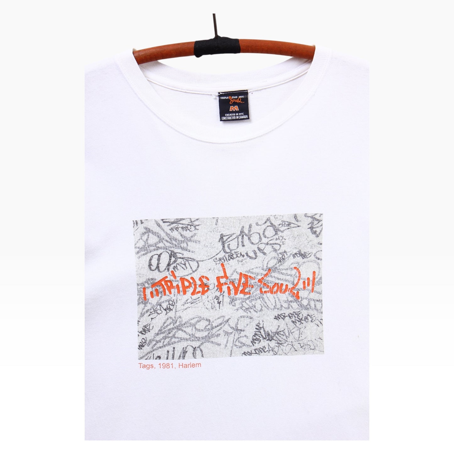 Triple five soul tags harlem 1981 tee medium