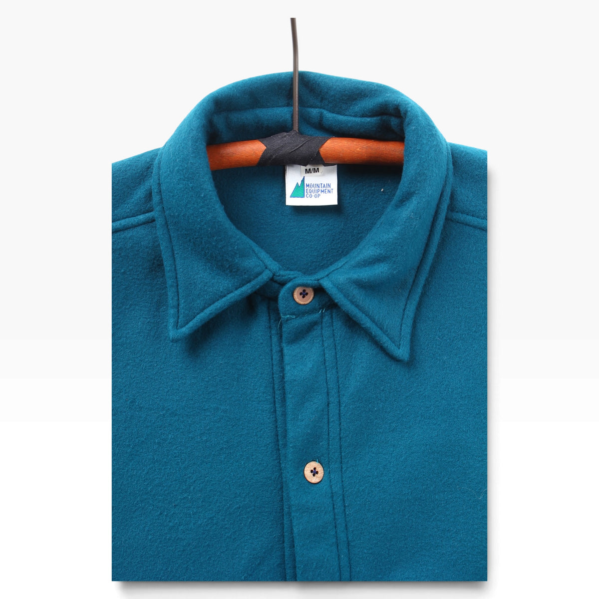 90s MEC polartec fleece button up shirt medium