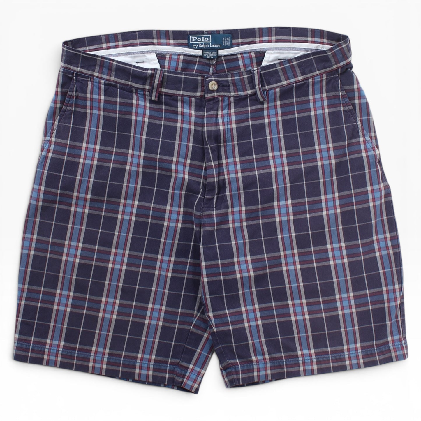 90s Polo Ralph Lauren plaid prospect short 36