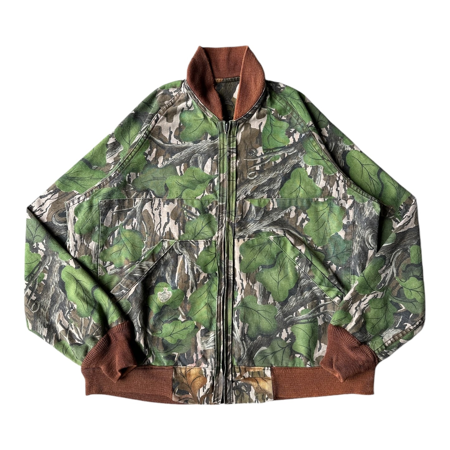 Mossy oak camo reversible bomber M/L