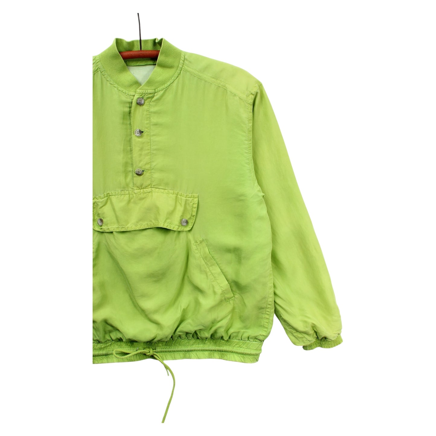Silk pullover jacket large