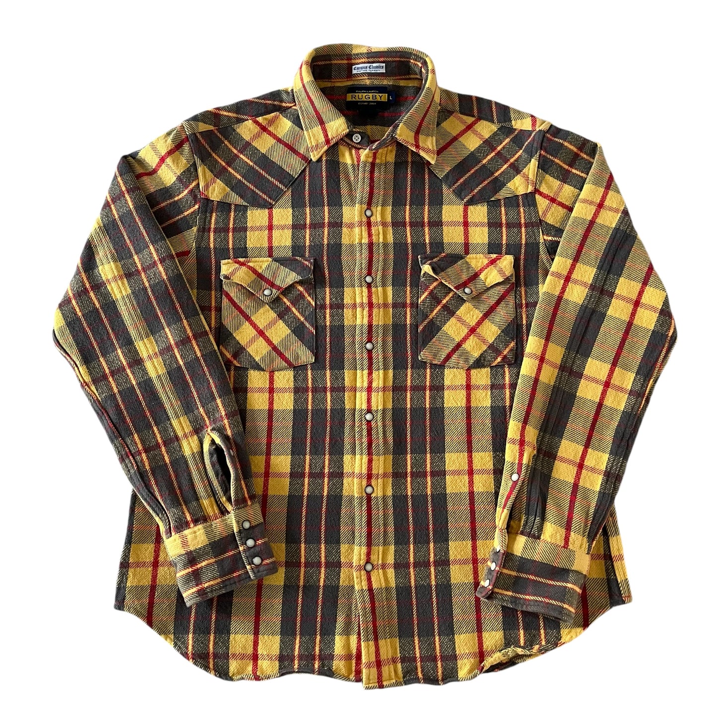 Ralph Lauren rugby heavy flannel large