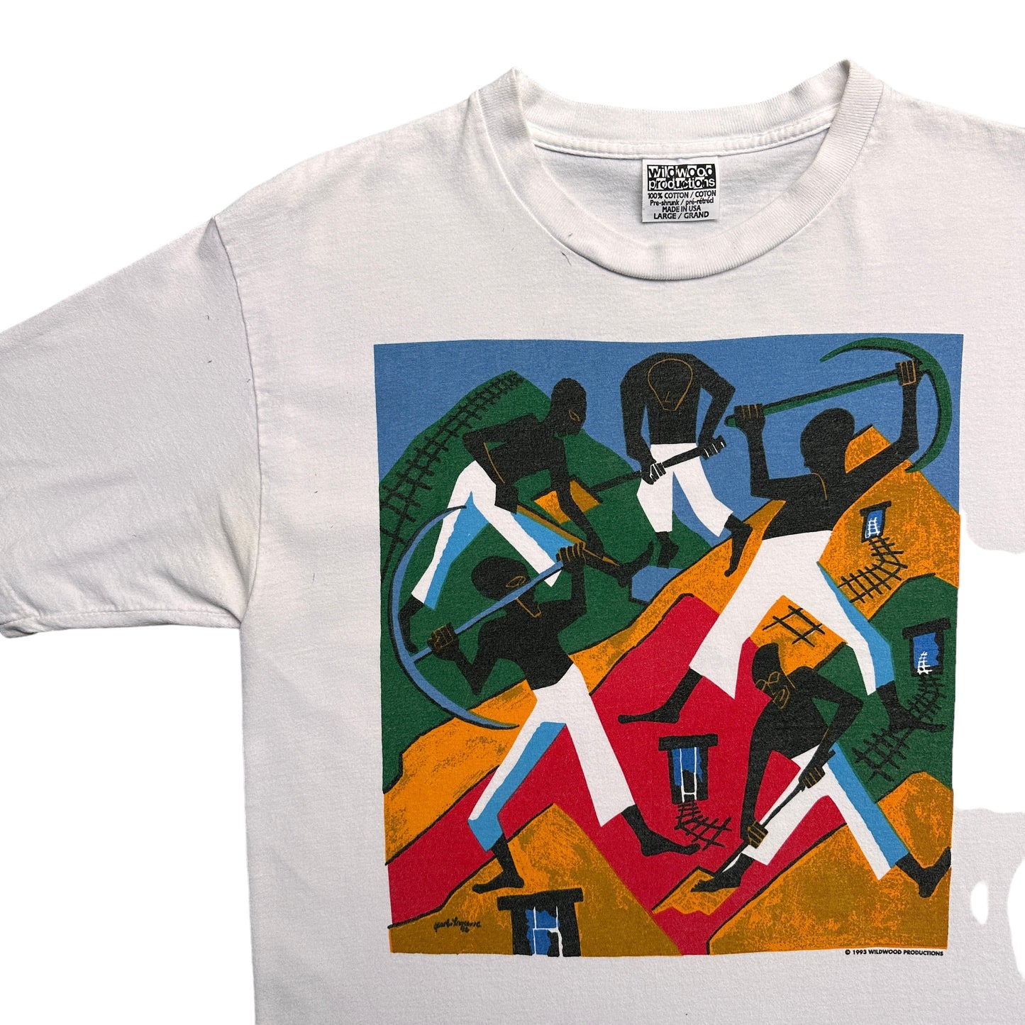 90s Jacob lawrence tee large