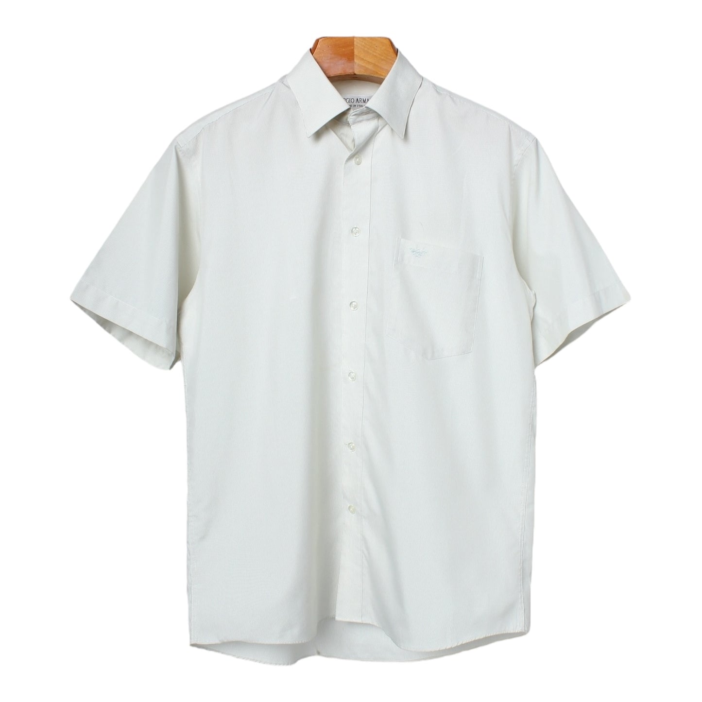 80s Giorgio Armani short sleeve shirt large