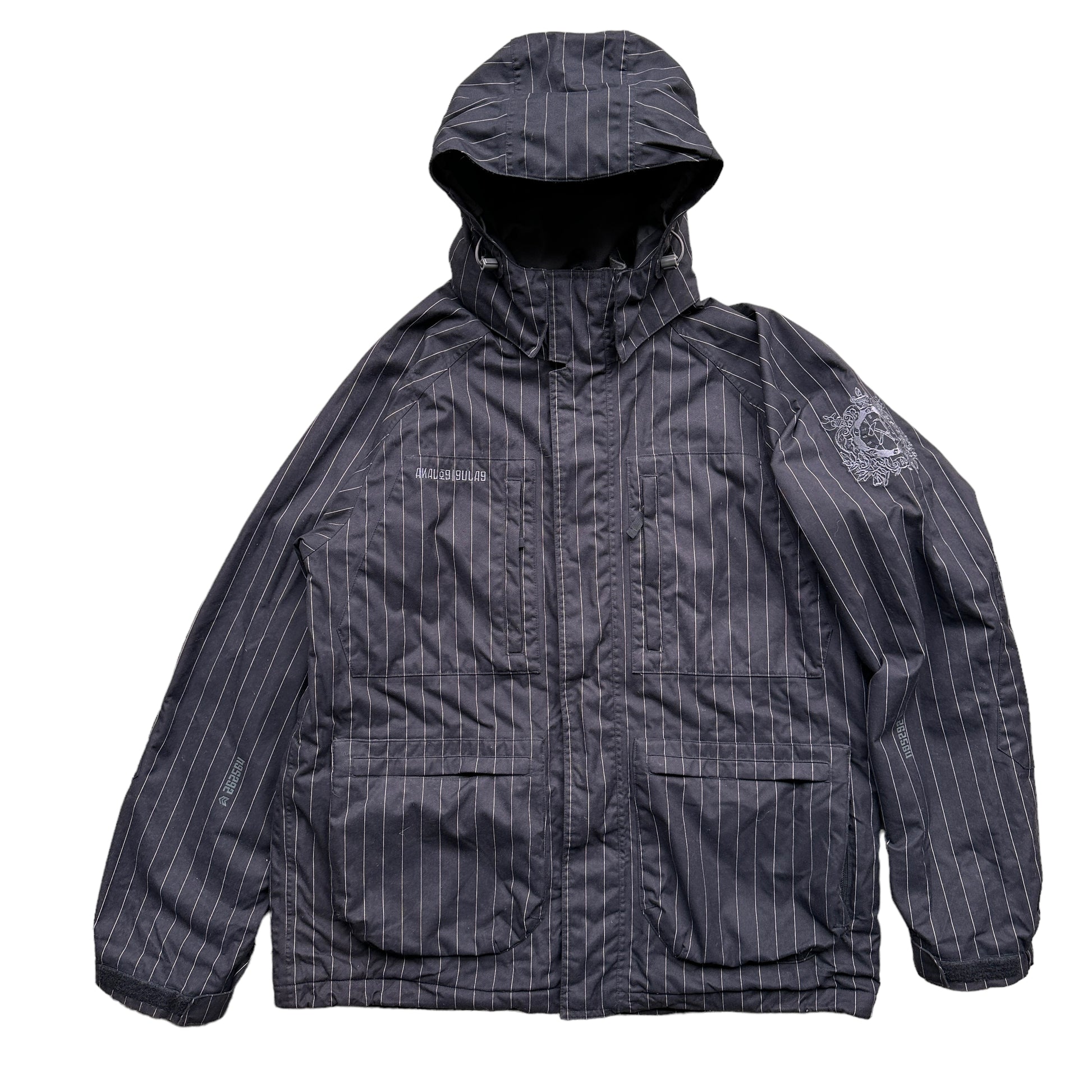 Burton Analog pinstripe jacket medium – Vintage Sponsor